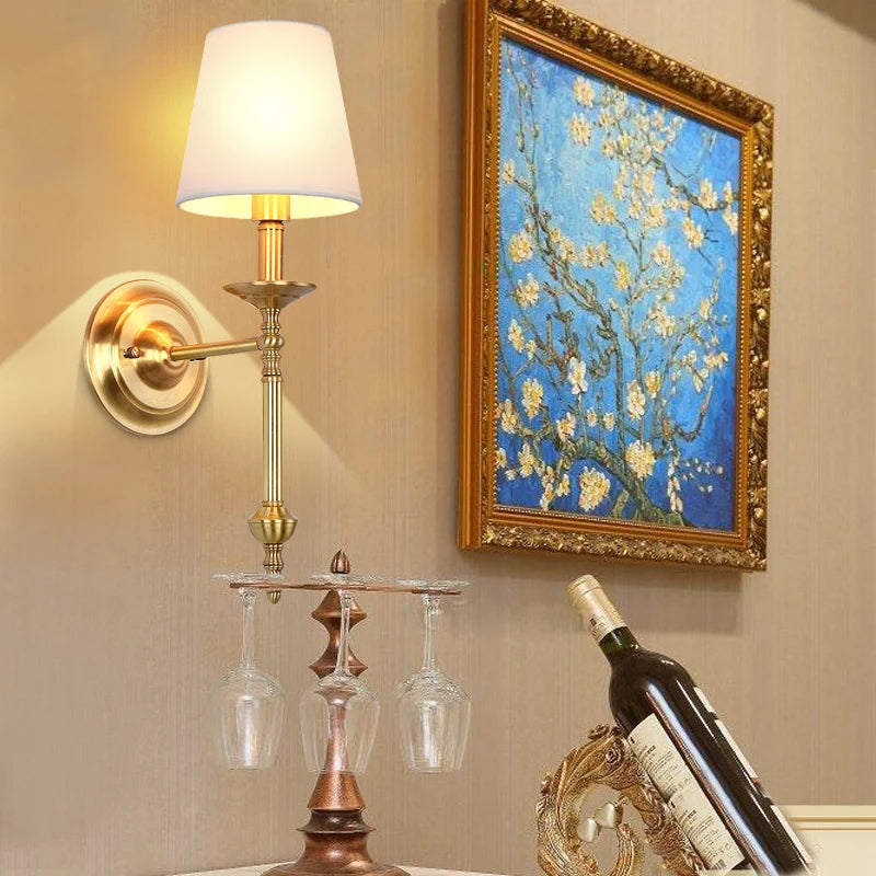 Arandela De Parede Copper Vintage Wall Lamp Lights For Home Living Room Home Lighting LED Wall Sconce Wandlamp
