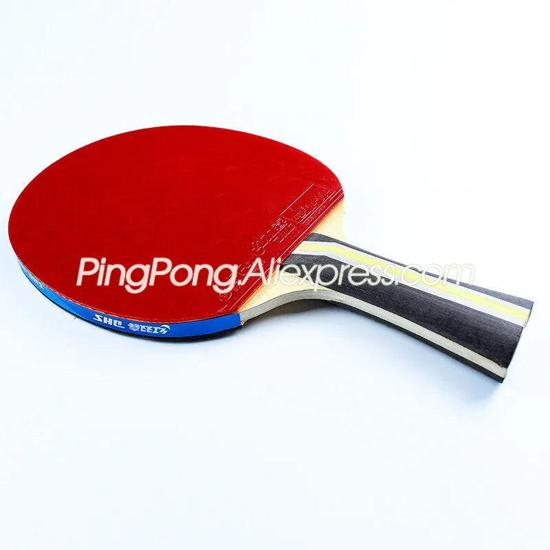 Original DHS 3 Star Table Tennis Racket 3002 3006 (PF4 Rubber) 3-STAR H3002 H3006 Ping Pong Bat with Round Case